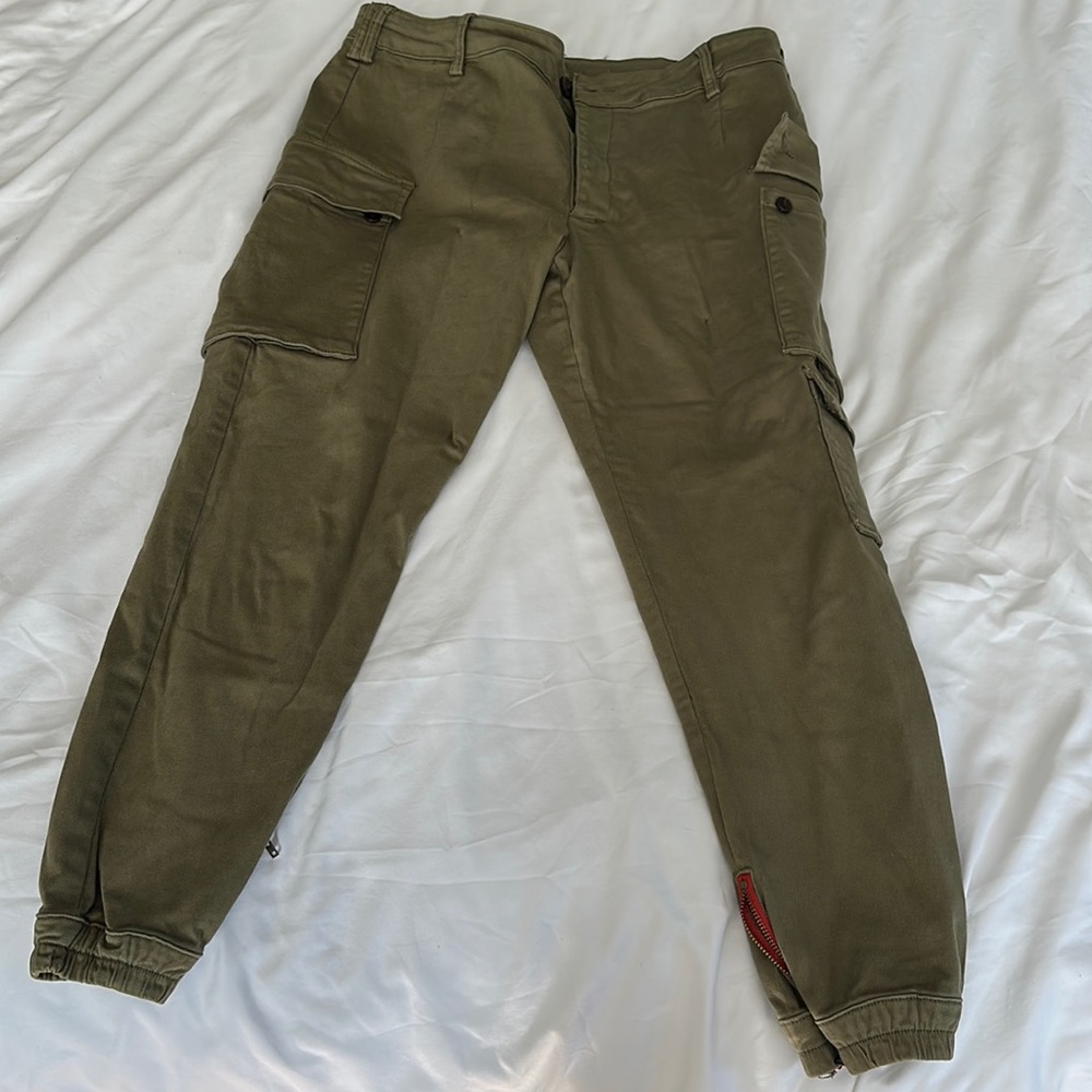Fashion, nova olive green, cargo pants, size extra large